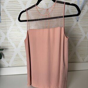 Babaton Lionel Mesh Blouse – Dusty Rose | Size S